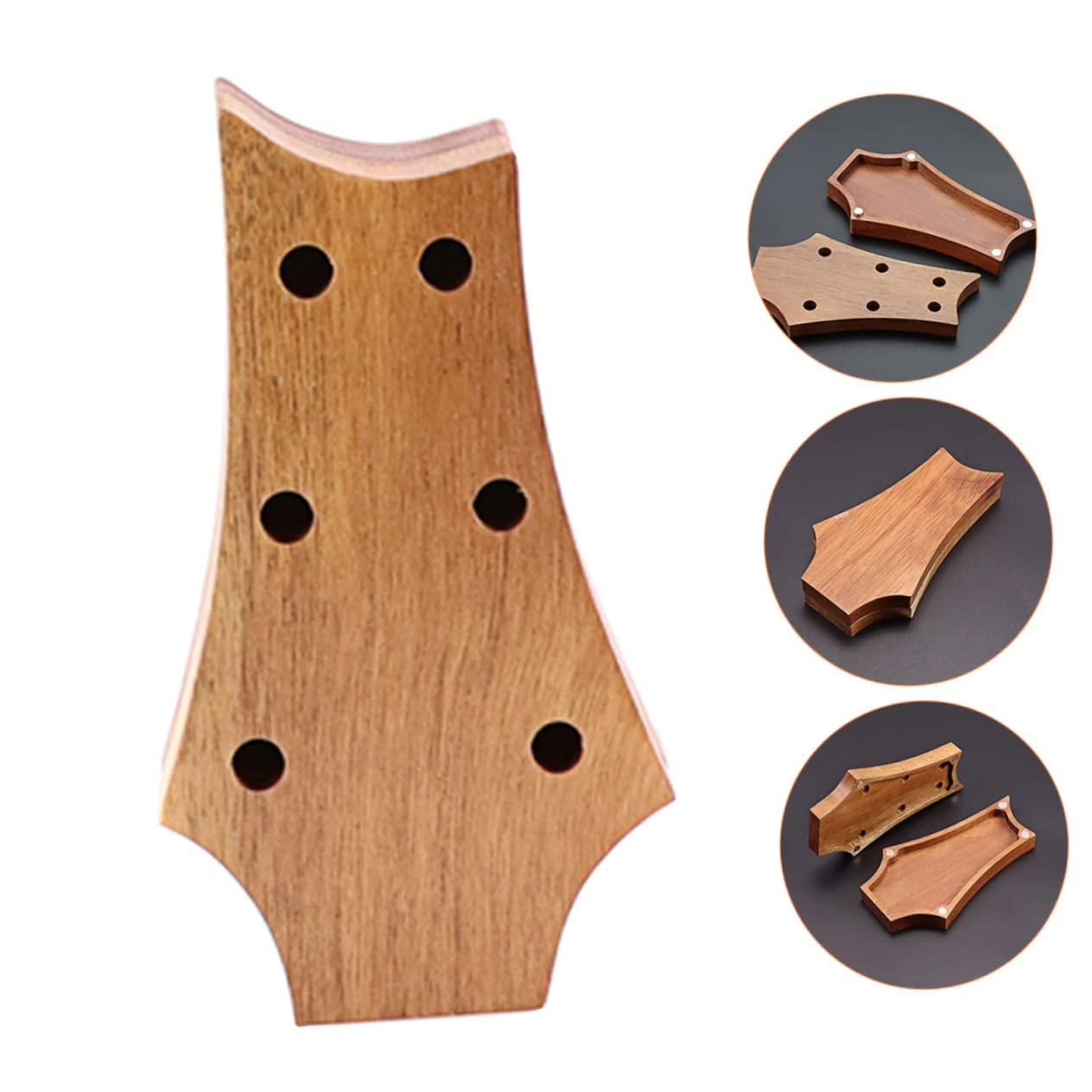 BESPORTBLE Lightweight Portable Solid Wood Guitar Pick Organizer Durable Plectrum Storage Box for Guitarists Compact and Sturdy Finger Pick Container for Sharing with Friends