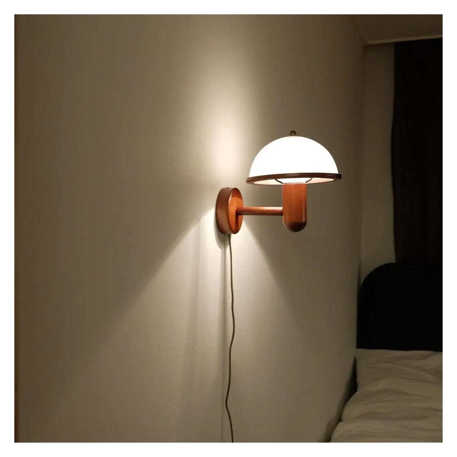 SYAXVOM Acrylic lampshade Wall lamp - Bedroom Bedside Decorative E14