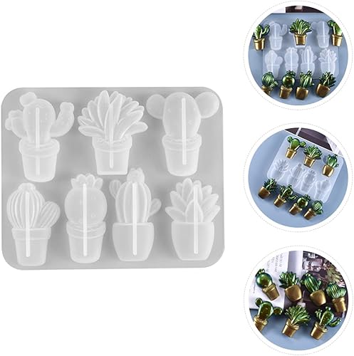 Miniatura 8 de Molde de cactus para decoración de cactus, molde de resina para manualidades, molde de adorno para cactus, molde de jabón hecho a mano, molde de