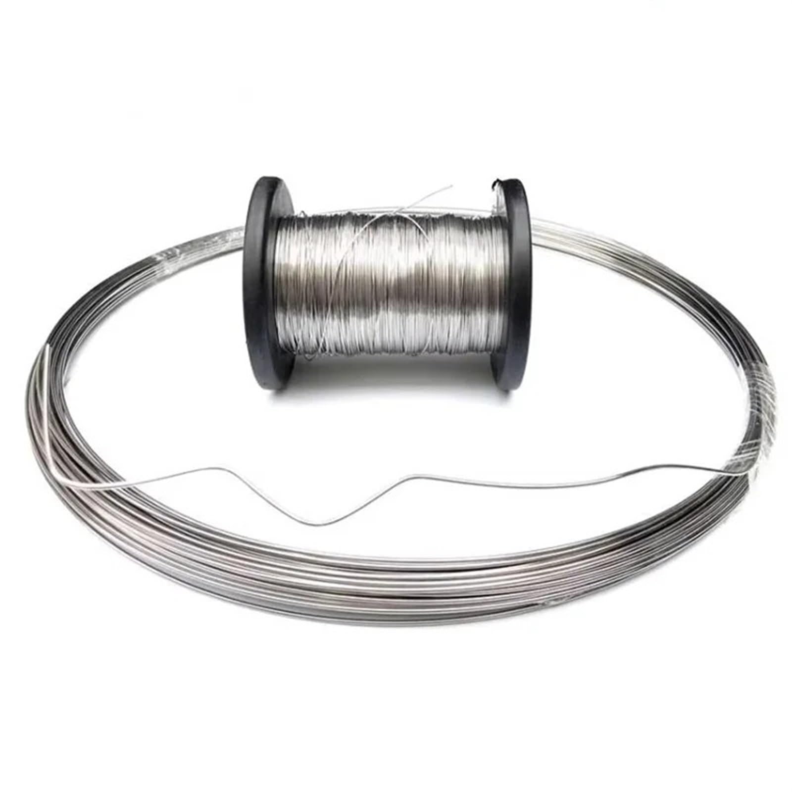 Rzeźbienie w aluminium Metal Drut rzemieślniczy, Zestaw drutu Bonsai ze stali nierdzewnej 0,3 mm-6 mm do rzemiosła, biżuterii, treningu, wędkarstwa(0.3mm 1KG 1pc)