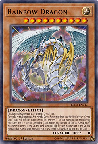 Yu-Gi-Oh! Rainbow Dragon - LED2-EN043 - Common - 1st Edition
