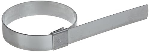 Band-It cp6s9958" Amplia X 0.025" de grosor 112" diámetro, 201acero inoxidable Center Punch Clamp (100por caja)