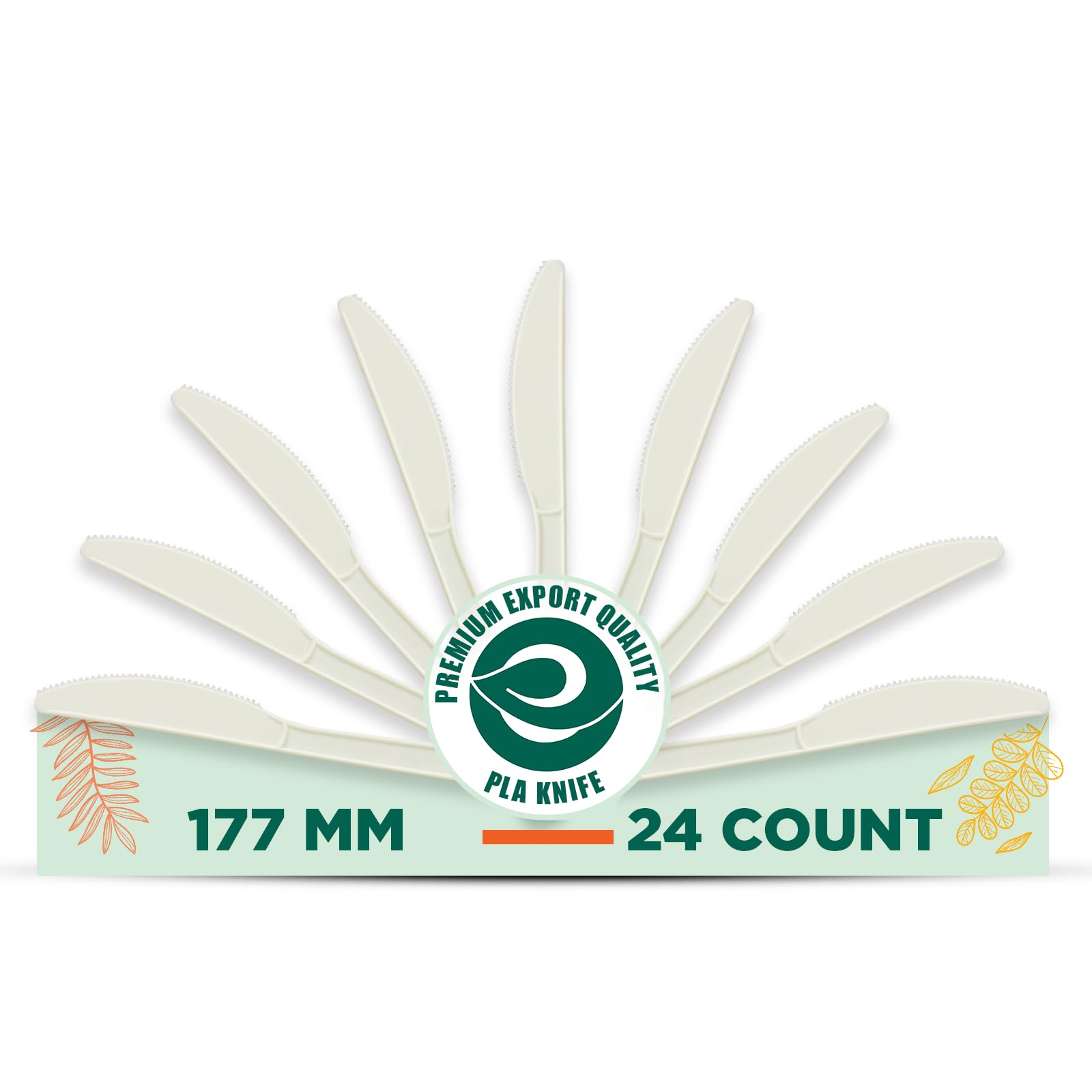 Eco-Friendly PLA Spoons - 24 Pack -9