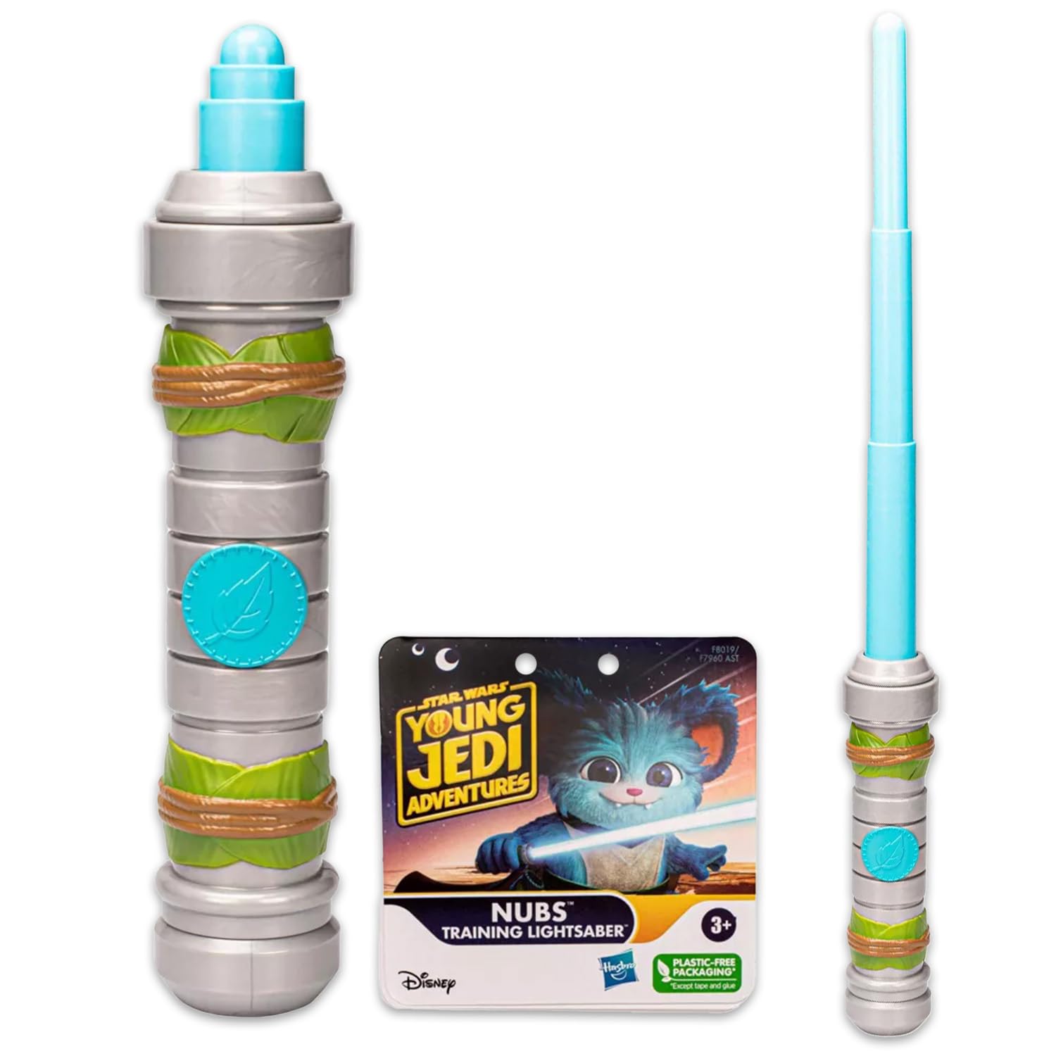 Star Wars Young Jedi Adventures Lightsabers - Bundle with 3 Star Wars Jedi Dueling Lightsabers Featuring Kai Brightstar, Nubs, LYS Solay Plus Stickers, More | Retractable Light Sabers for Kids