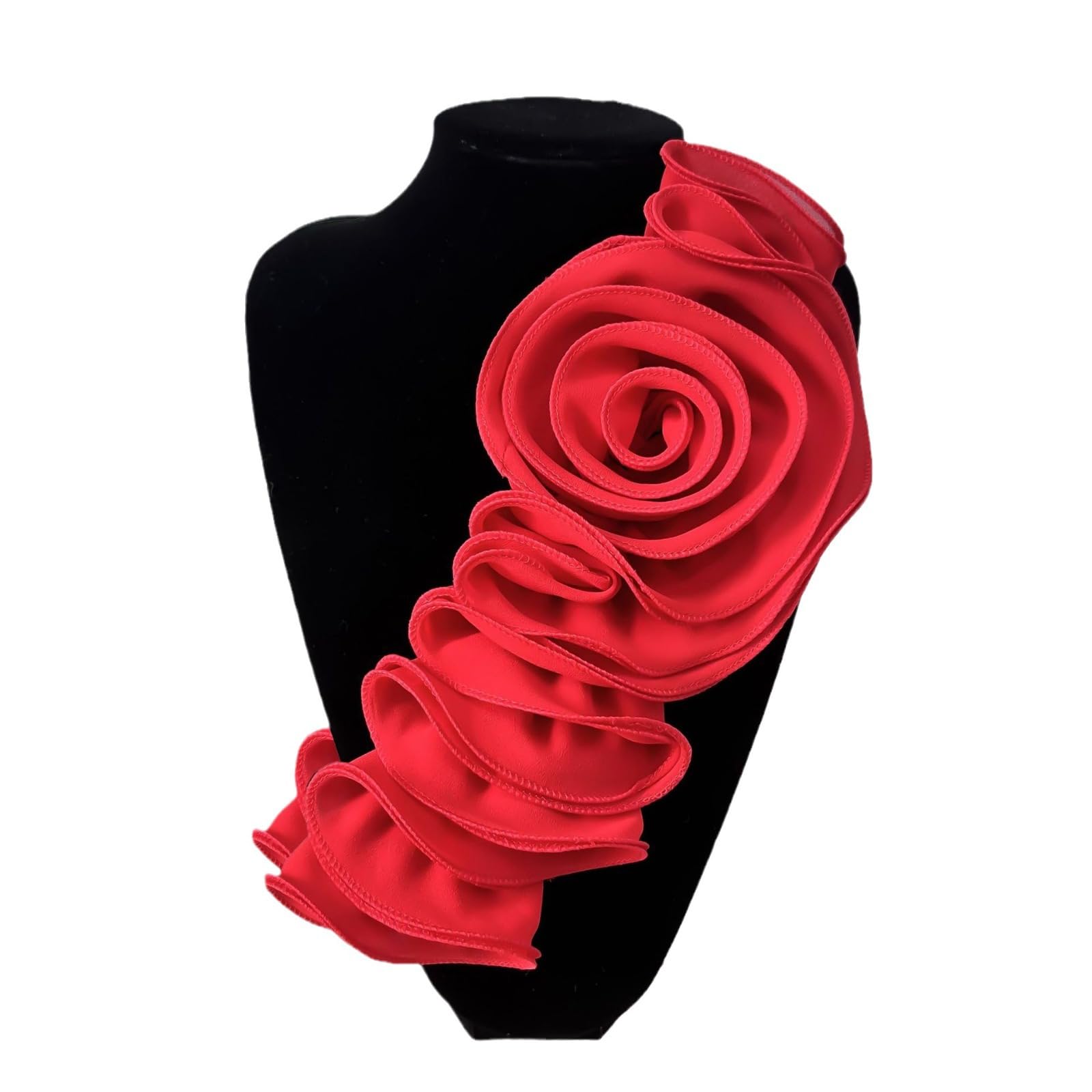 Decorazioni Cucito Applicazioni 3D A Fiore Con Volant Kit Per