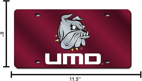 Miniatura 167 de Rico Industries Placa de matrícula de metal con incrustaciones láser de Florida Gators de la NCAA plateado,Alternativo,Negro -,Negro/Plata,Azul,azul