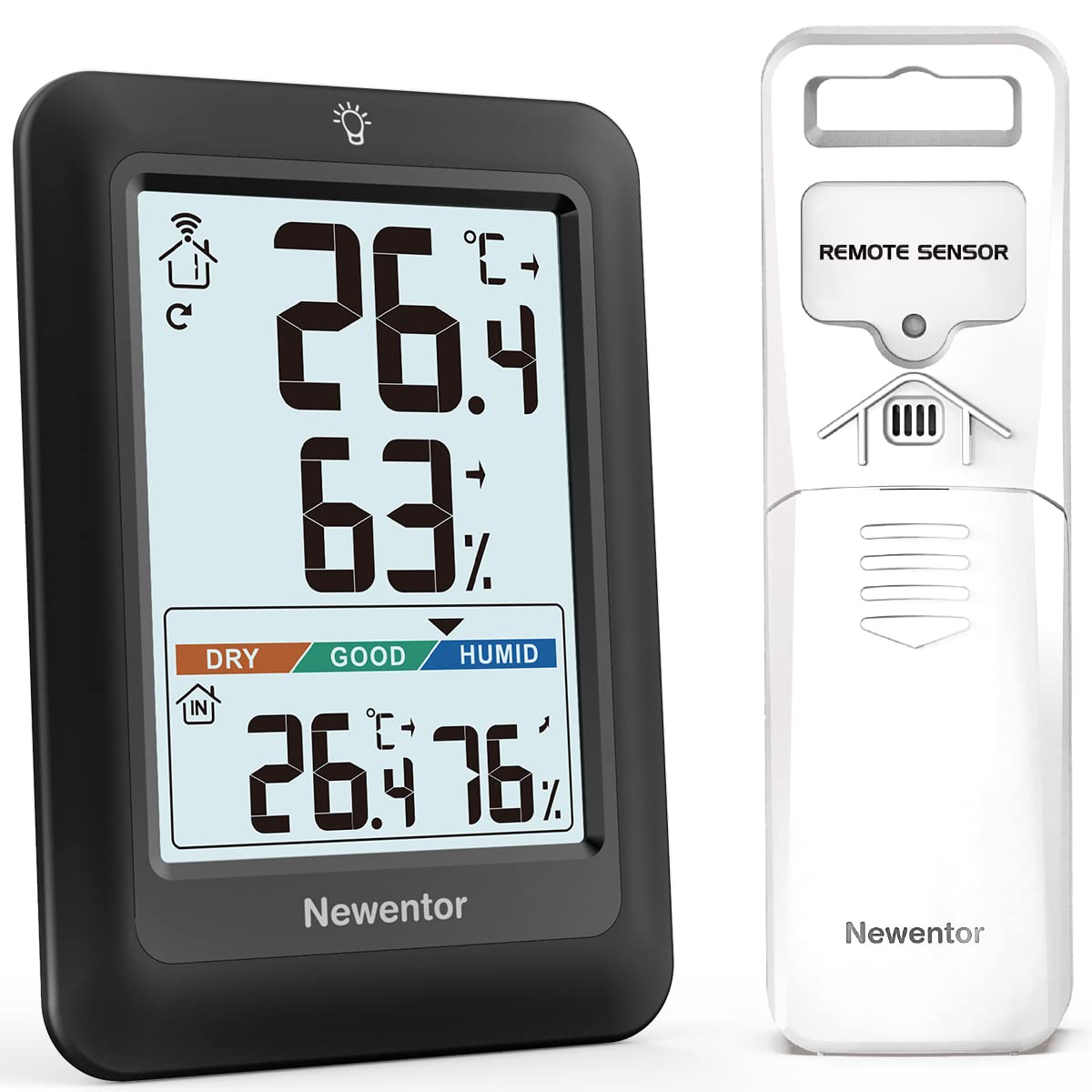 Indoor Outdoor Wireless Remote Sensor Motion Newentor Life Wireless ...