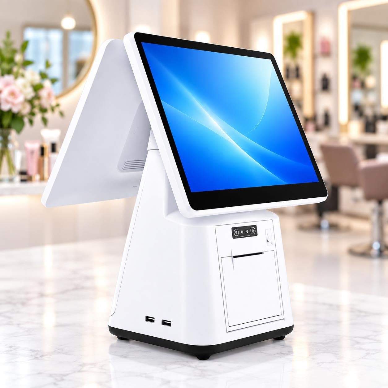 Máquina POS Todo en Uno de Pantalla Dual