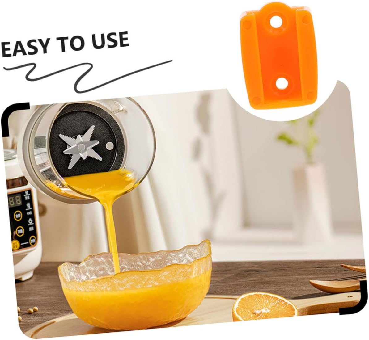 Cabilock 2pcs Electric Juicer Parts Citrus Squeezer Peeler Machine Accessories for Kitchen Spare Part