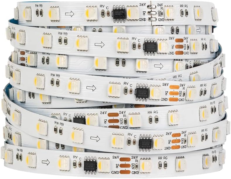 BTF-LIGHTING WS2814 4in1 RGBW Addressable LED Strip 5050SMD RGB ...