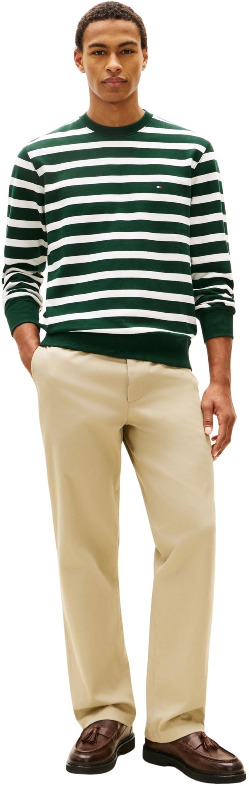 Tommy Hilfiger Herren ESS Terry Block STP Sweatshirt Mw0mw41352 Pullover-Sweatshirt