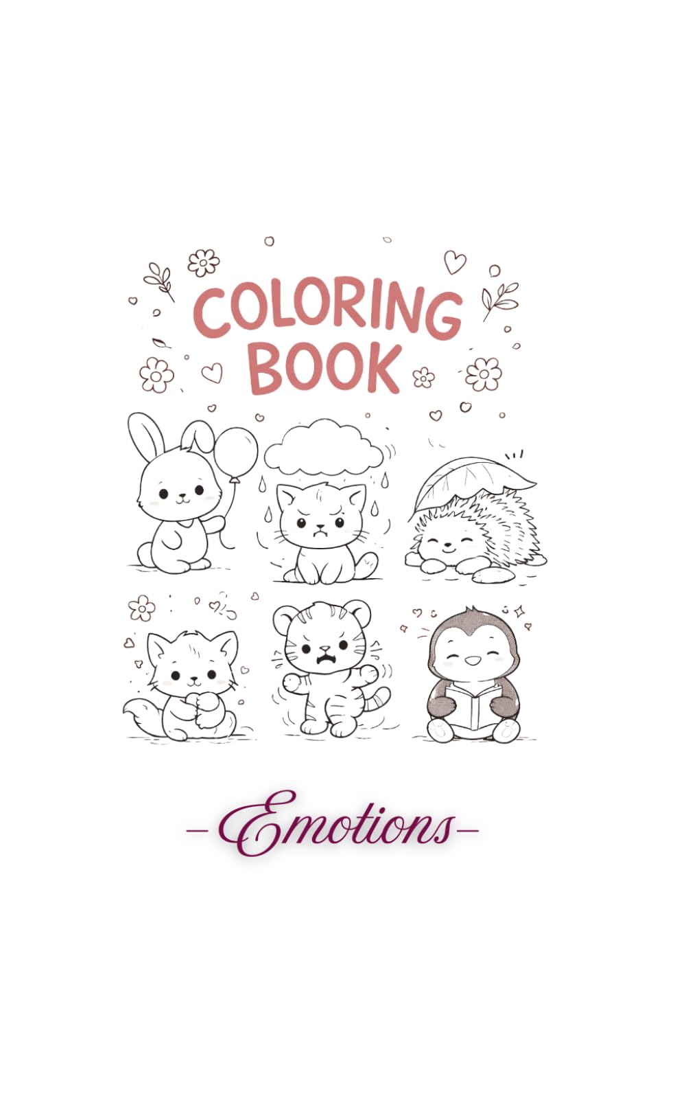 Calm Critters Coloring Book: Emotions