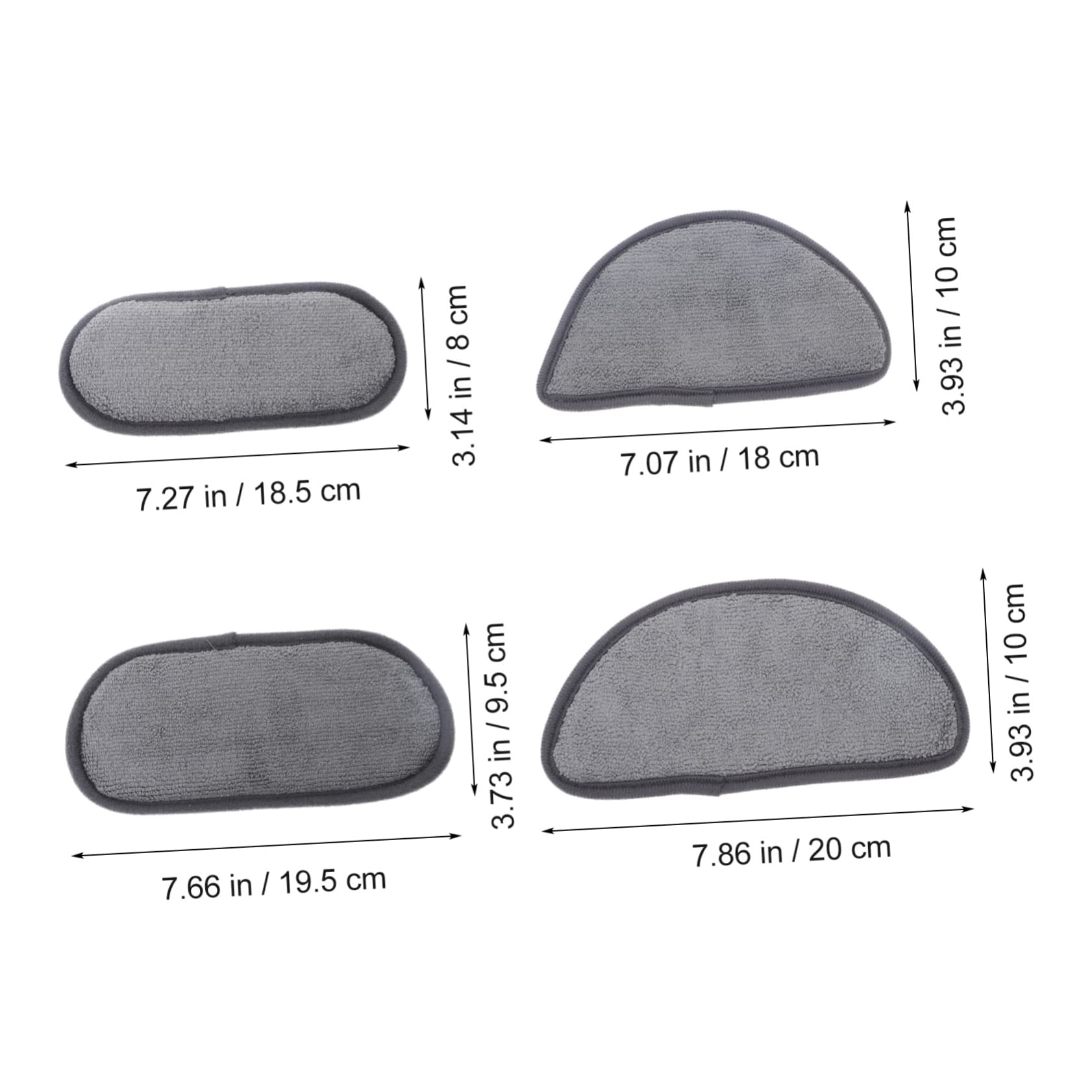 DOITOOL 5 Set Tappetino Assorbente Per Frigorifero Pastiglie Presa Congelatore Freezer Tappetino Per L'acqua Del Frigorifero Tappetino Per Distributore D'acqua Del Frigorifero 4 Pezzi*5