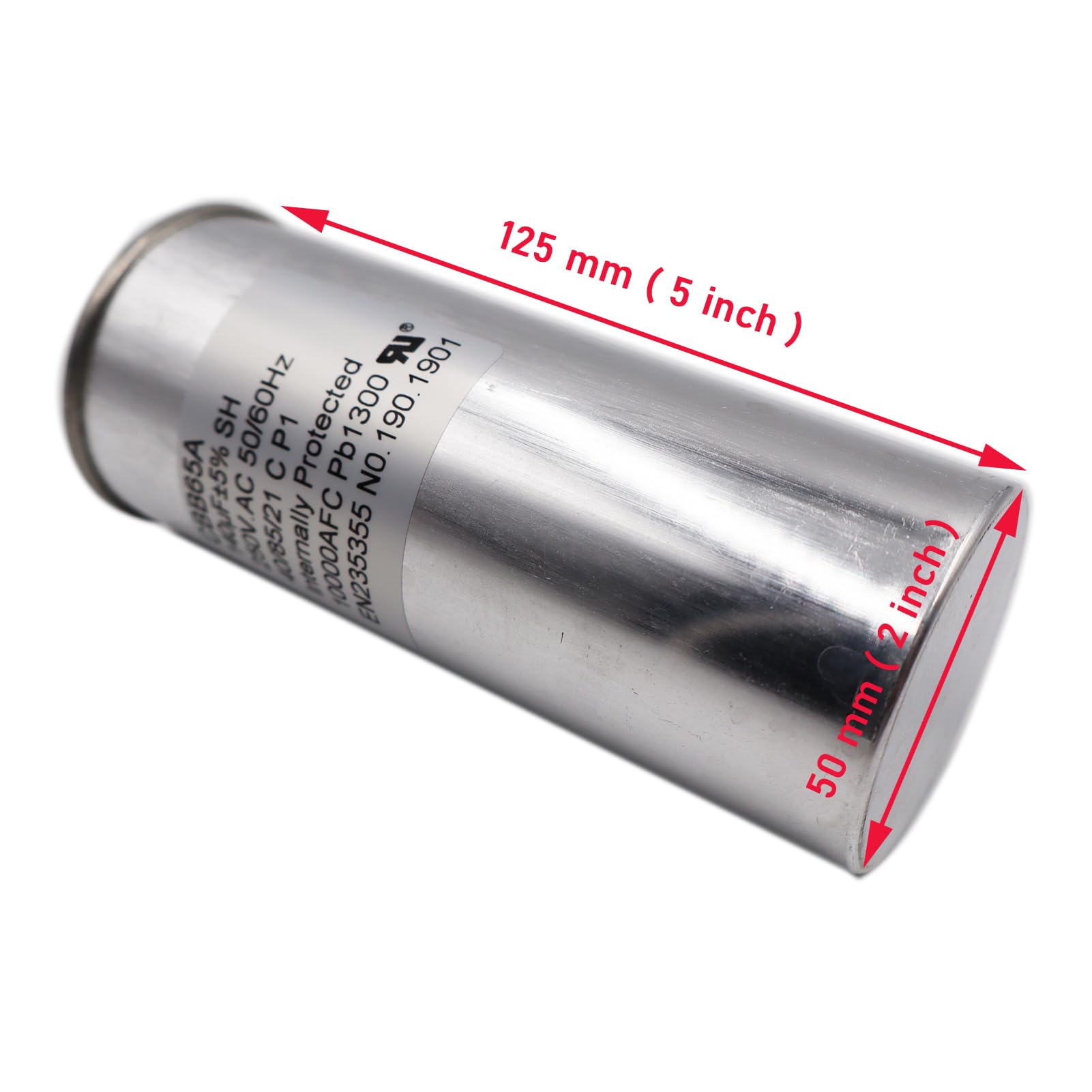 LIZAPUS Condensatore di corsa CBB65A 250VAC 250V AC 140uF 140 uF 140MFD 40/85/21 C P1 50/60Hz 10000AFC PB1300