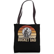 Bucket Dad Softball Baseball Dad Coach Pitcher Fathers Day Tote Bag