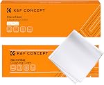 K&F CONCEPT Costumes en microfibre pour objectif de caméra lavable 10-Pack 6x6in Coussin de nettoyage sans aspirateur pour l'électronique et les verres, Ecrans d'instruments de précision d'optique
