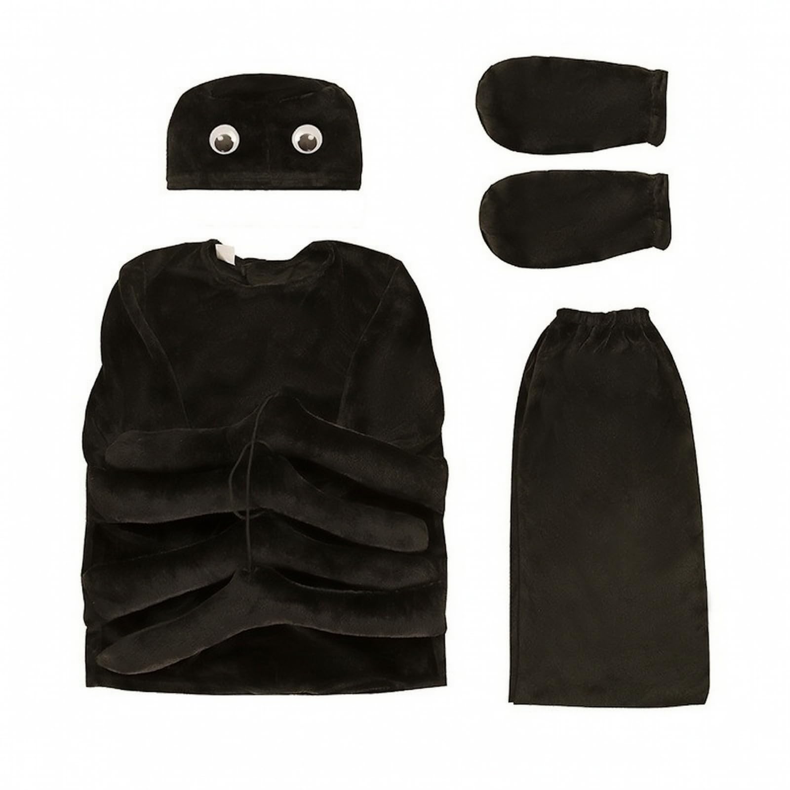 Costume da Ragno con Zampe Attaccate Co Travestimento da Ragno Spaventoso Ve di Carnevale per Bambini, Halloween, Spettacoli Teatrali