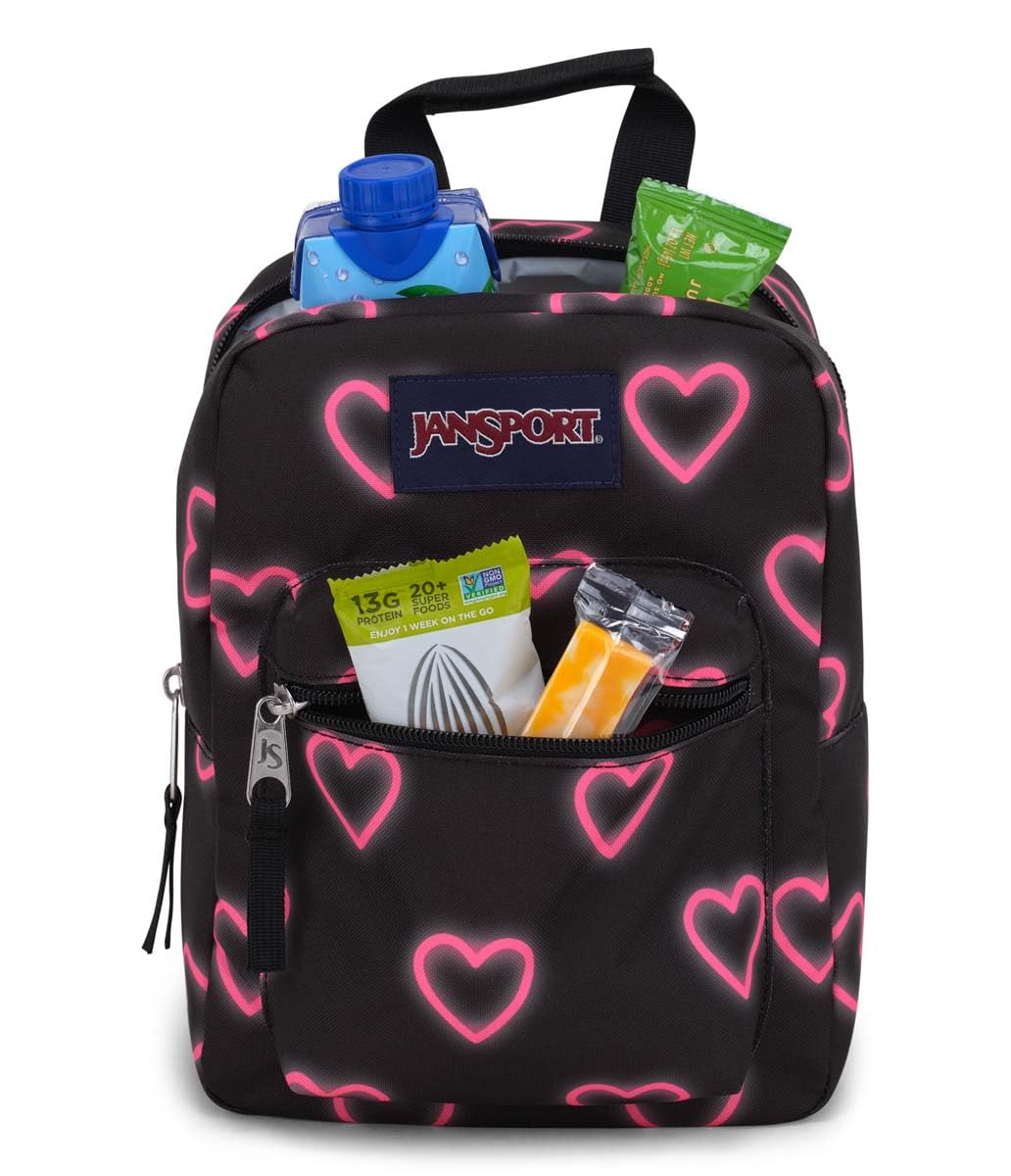 JanSport JS0A352LGY6 Big Break, Polyester, Happy Hearts Black Home & Kitchen
