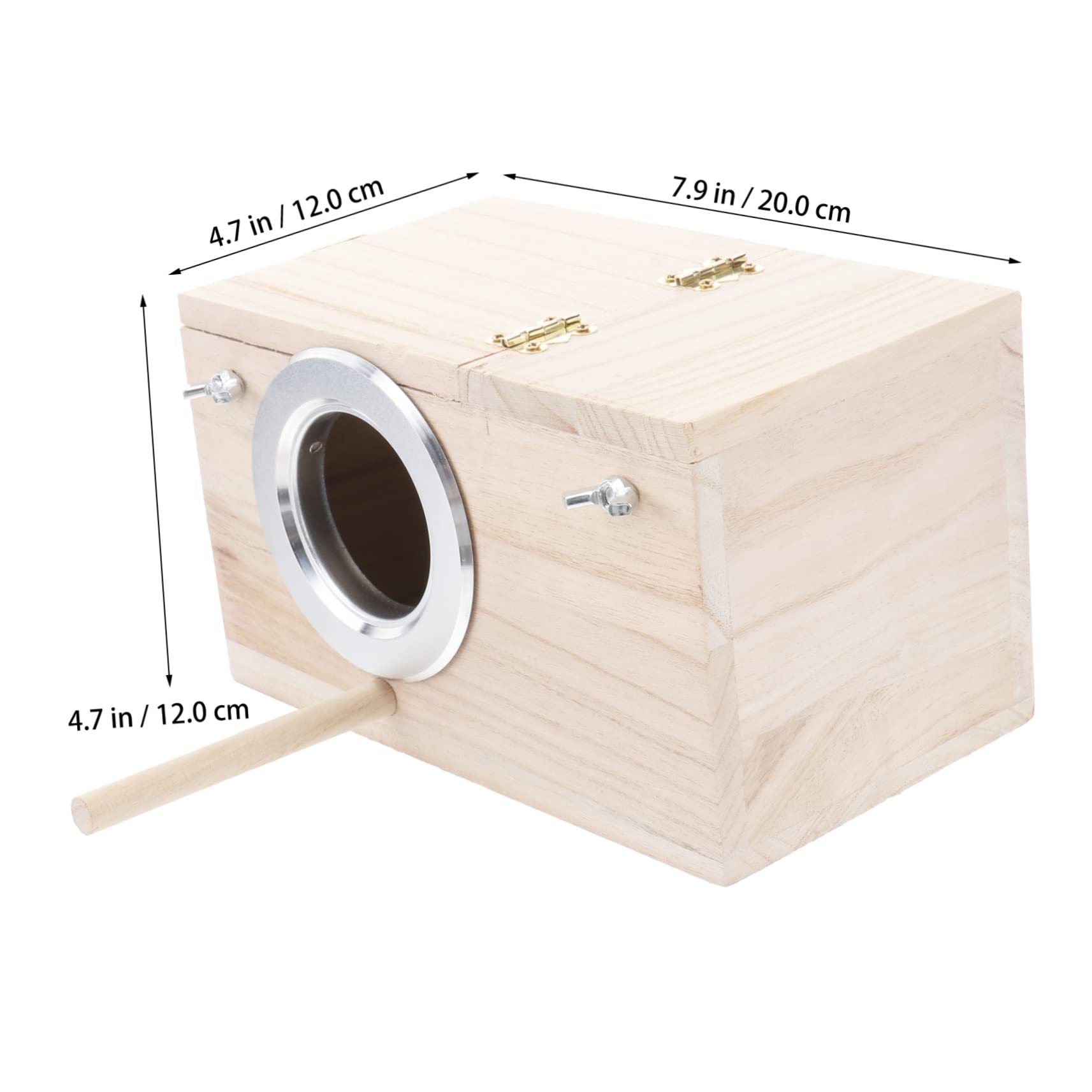 BESPORTBLE Parrot Breeding Box Feeder Bird Houses Nest Boxes Finches Lovebird Nesting Boxes for Cockatiel Outdoors Parakeet Nest Sleeping Boxes for Parrot Parrots Bird Nesting Holder