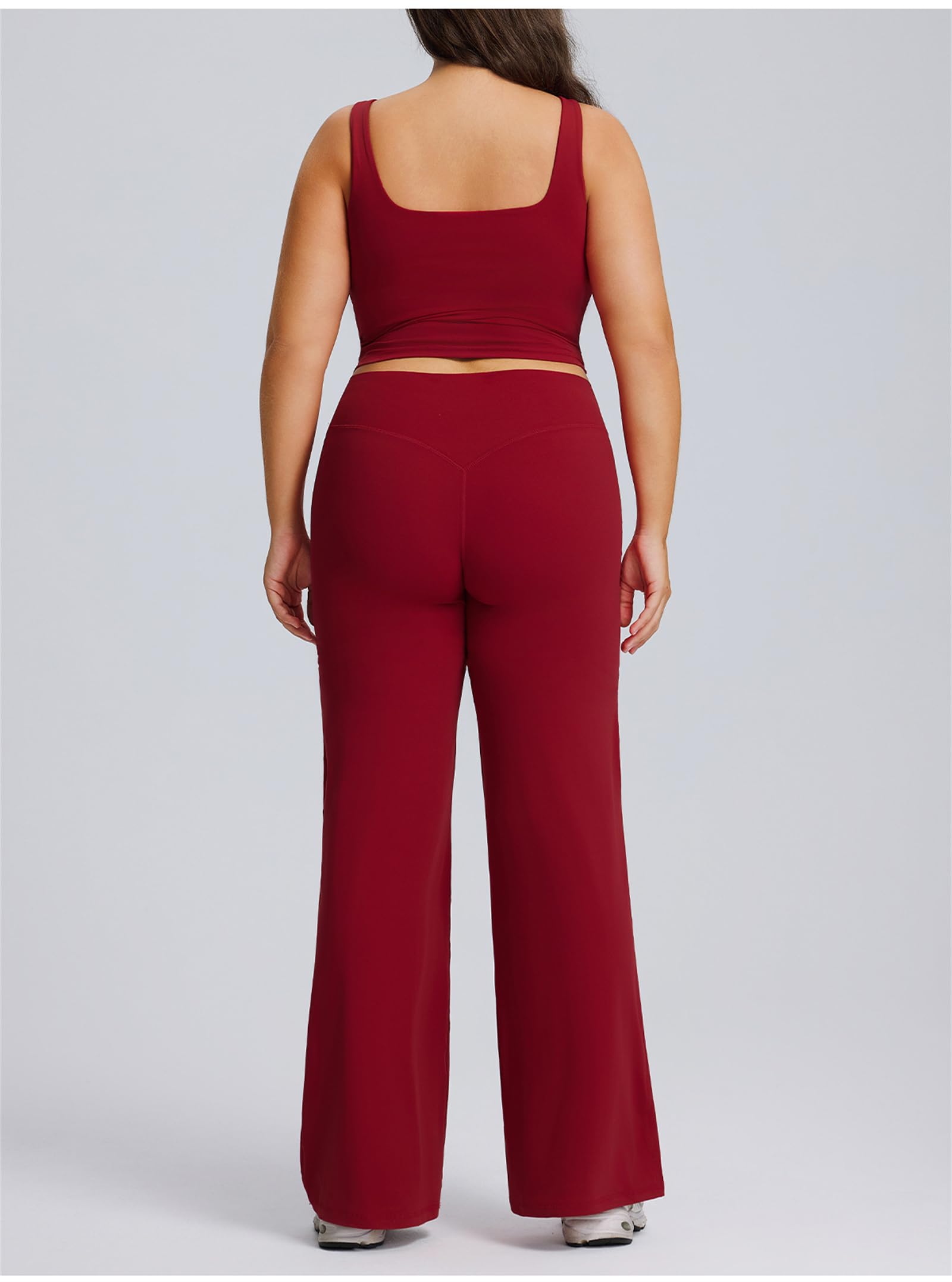 Donne Yoga Allenamento Set 2 Pezzi Vestiti Casual Sport Canotte Reggiseno Canotta Palestra Yoga Pantaloni Leggings Allentati Stretch Pantaloni della tuta