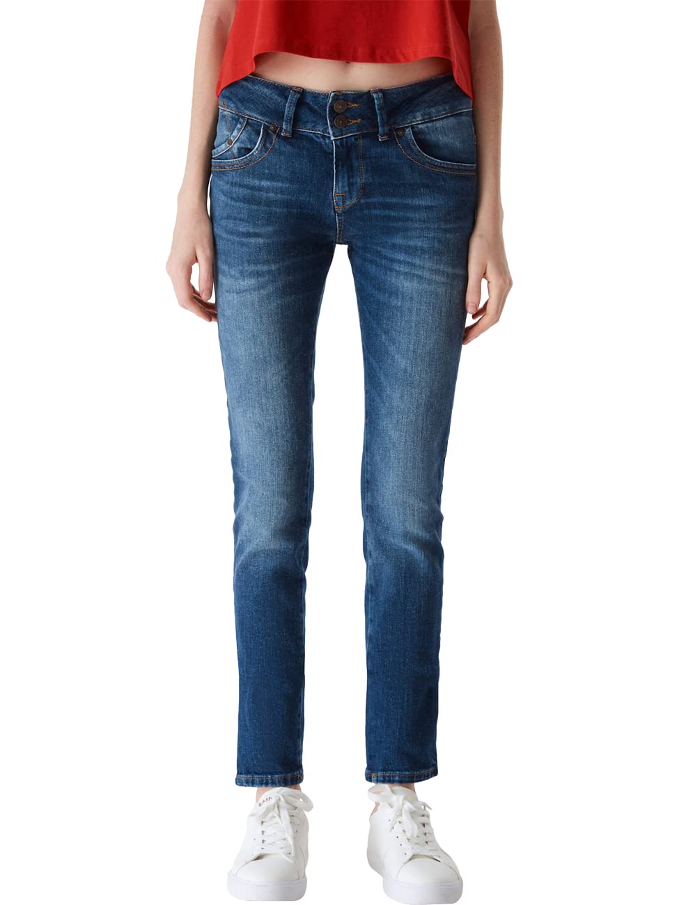 LTB Jeans Damen Molly M Jeans, Ellene Save Wash 53447, 27W / 32L