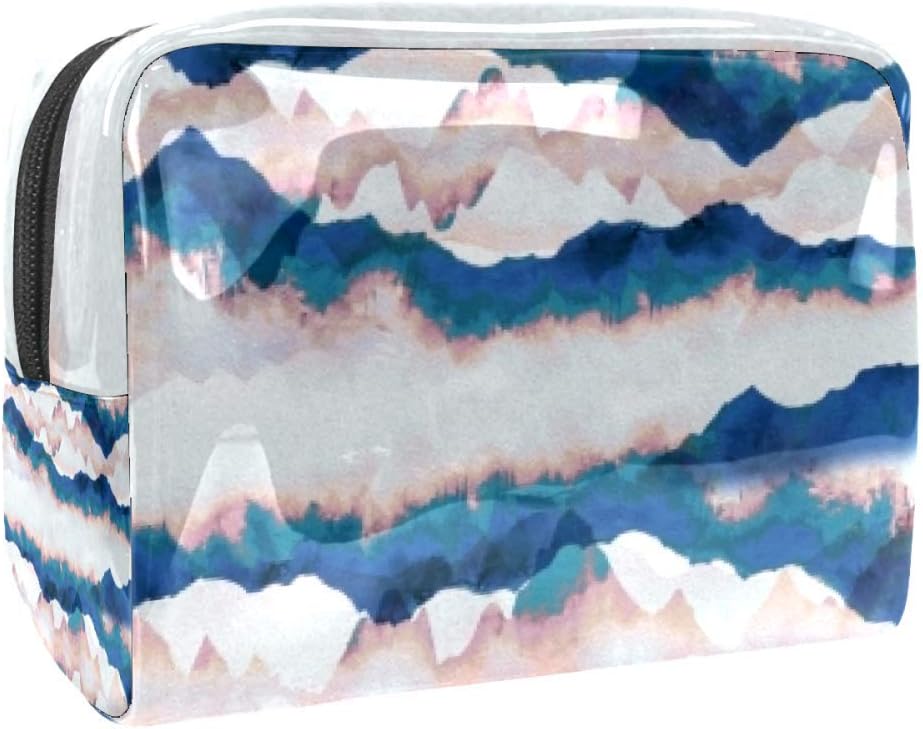 Portable Makeup Bag with Zipper Travel Toiletry Bag for Women Handy Storage Cosmetic Pouch Yunshan Chaos