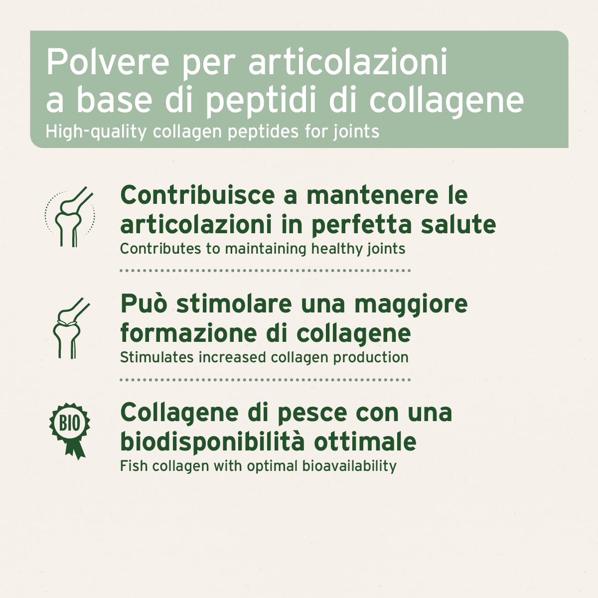 AniForte Marine Collagen Joint Powder for Dogs CollaMove 450g - Il collagene di pesce sostiene articolazioni, tendini e legamenti, Prodotto naturale per la funzionalità e l'agilità delle articolazioni