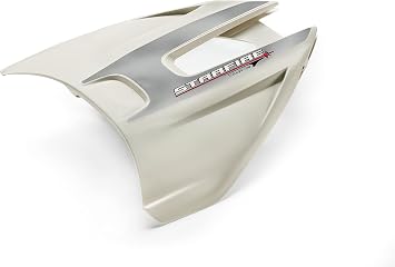 Starfire Hydrofoils for 40-300 hp Boats White - No-Drill Engine Stabilizer Fins for Outboard/Outdrive Motors - Made in The USA