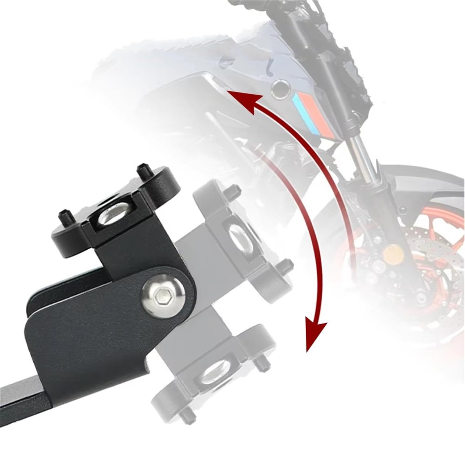 Soporte Teléfono Móvil GPS para MT-07 para ABS 2014-2017 Soporte GPS Motocicleta Navegación Teléfono Montaje