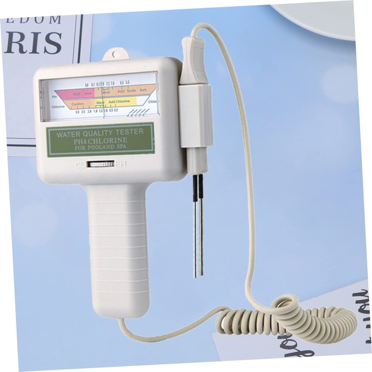 Analizador de Calidad del Agua Pc101 para Piscinas, Abs Aleación, Blanco