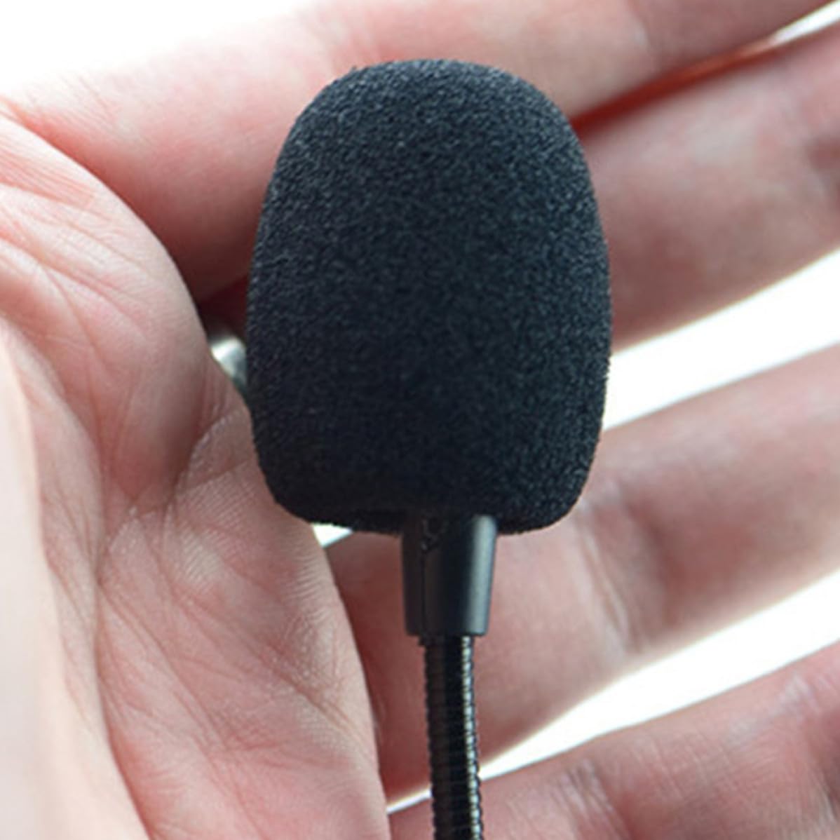Toddmomy Lot de 40 Housses en Mousse Noires pour Microphone Cravate, Protection la Saleté, Remplacement Pratique et Professionnel pour Micro Casque