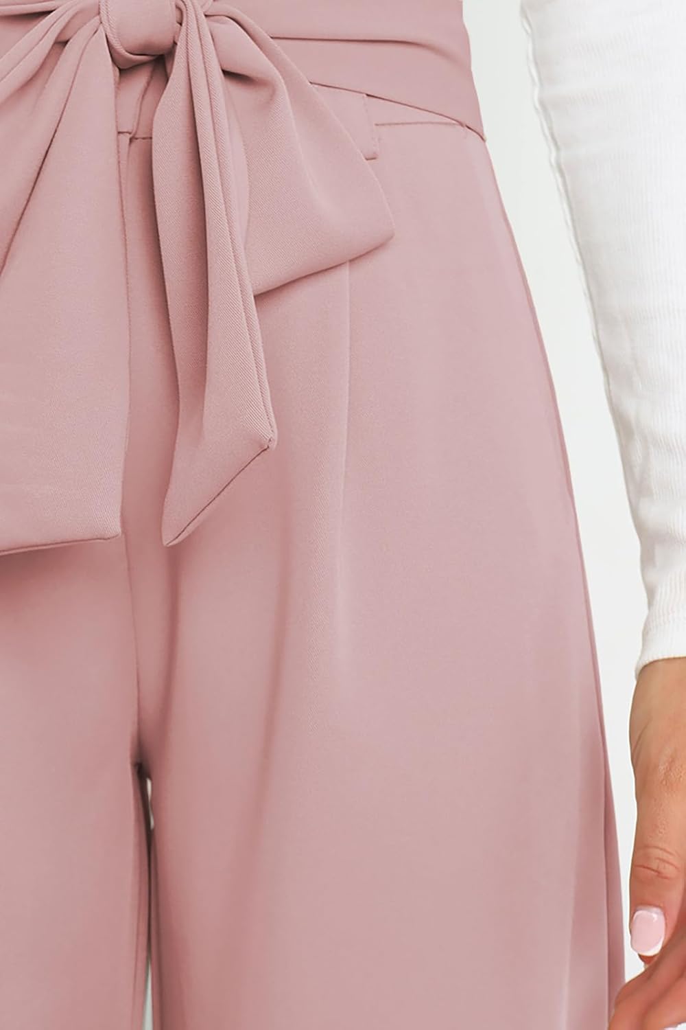 GUOLEZEEV High Waist Wide Leg Pants for Women Business Casual Outfits Dress Pants - Image 5