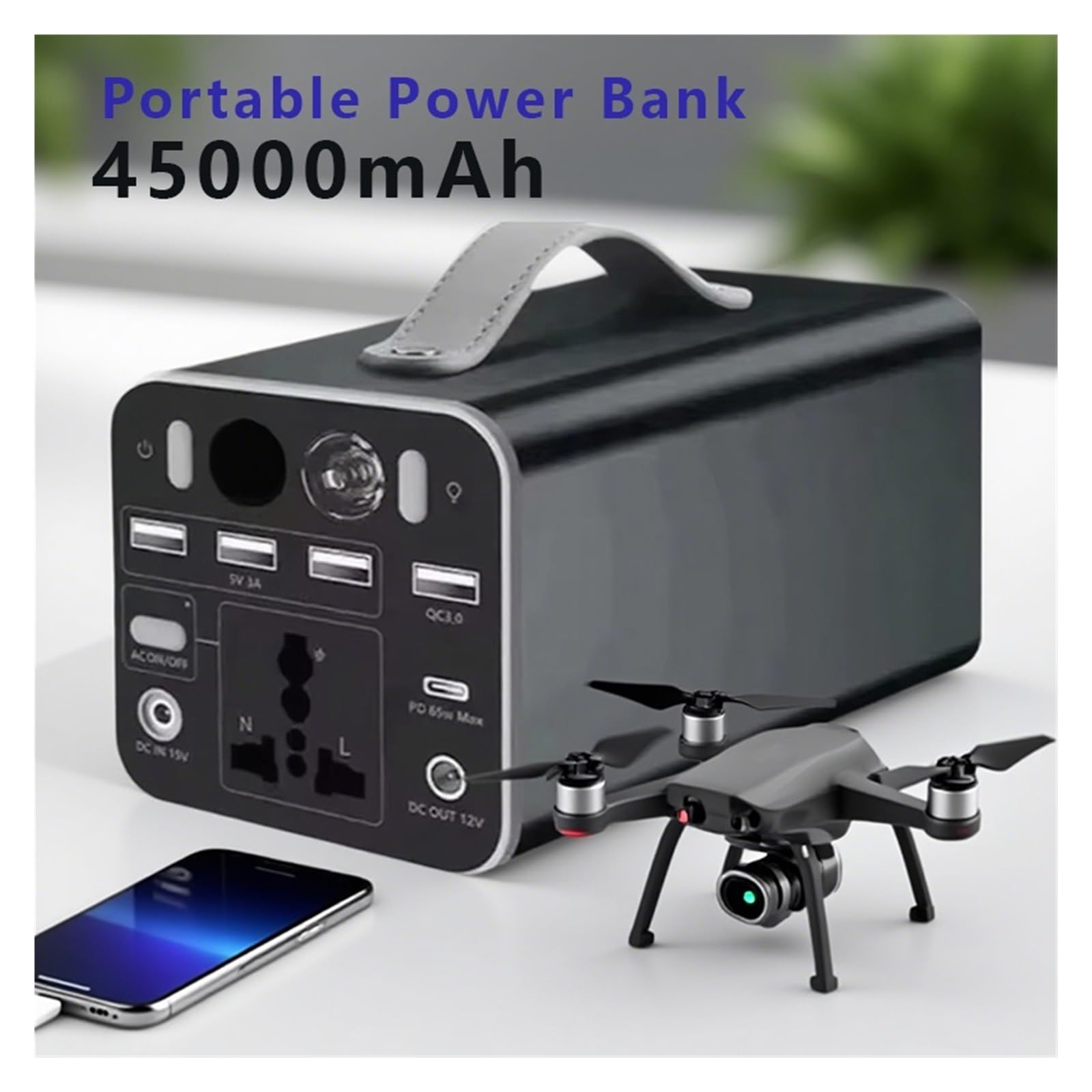 42000mAh Portable Puissance 150W Station Générateur Batterie AC DC Sortie Chargeur Extérieur Alimentation De Secours Externe Recharge Ultra Rapide