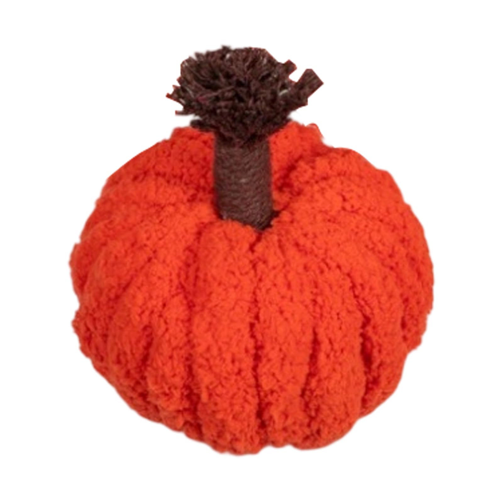 Xjdzineq Classical Crochet Pumpkin Holiday Decoration Festival Home Accent for Table or Shelf Display Ornament Holiday Craft
