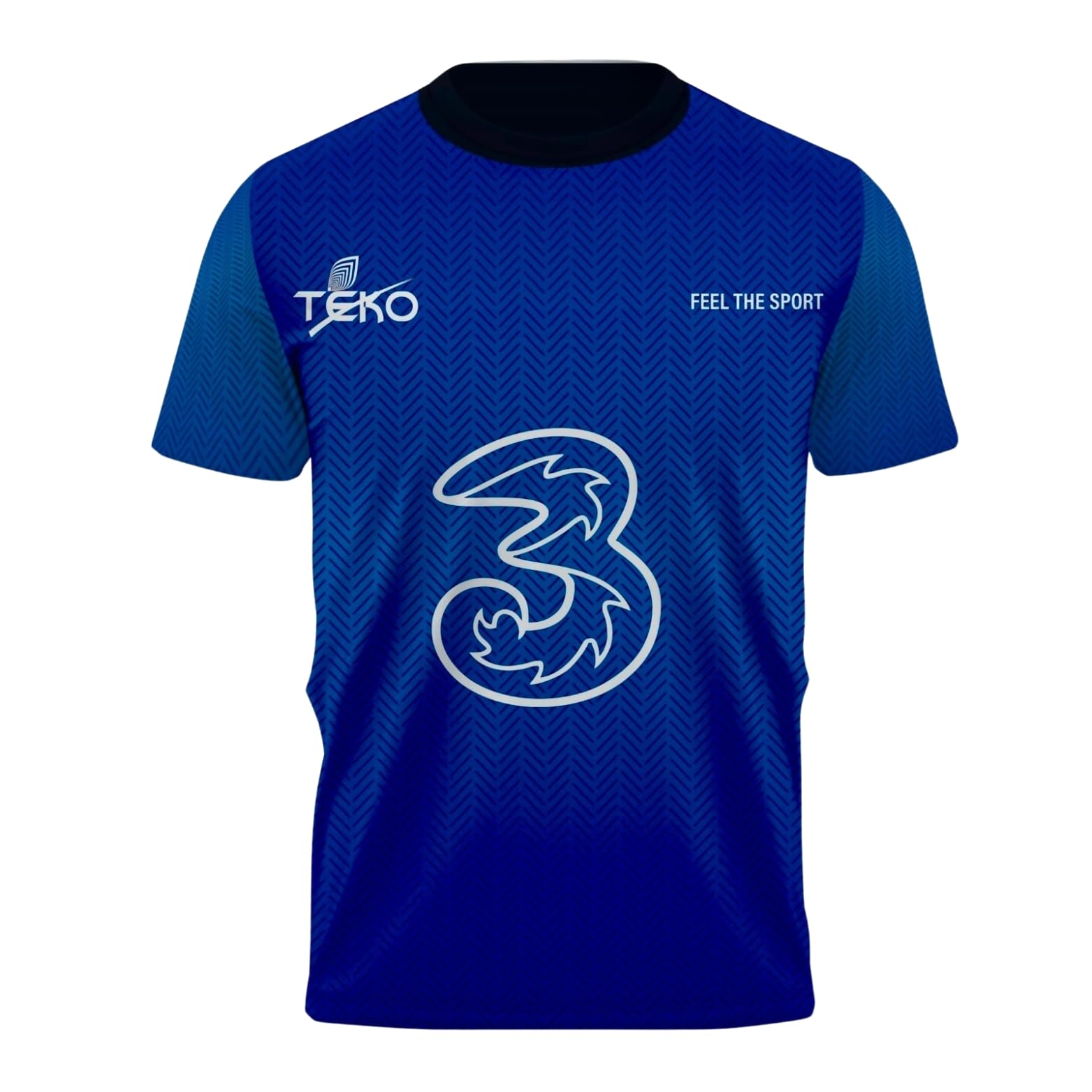 TRADITION KNITWEARS Sports Jersey T-Shirts Feel The Sport (Blue)