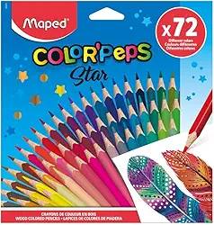 Maped Lápis de Cor Color Pep's 72 Cores, 832072