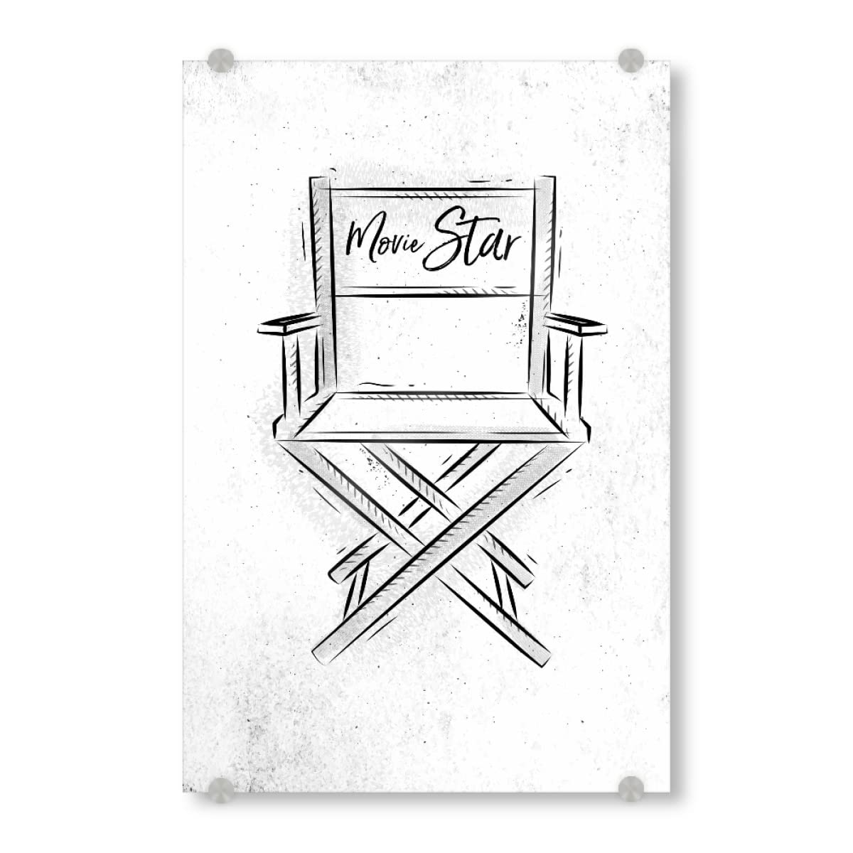 artboxONE Acrylglasbild 60x40 cm Film Movie Star Bild hinter Acrylglas - Bild Camera Antique Art
