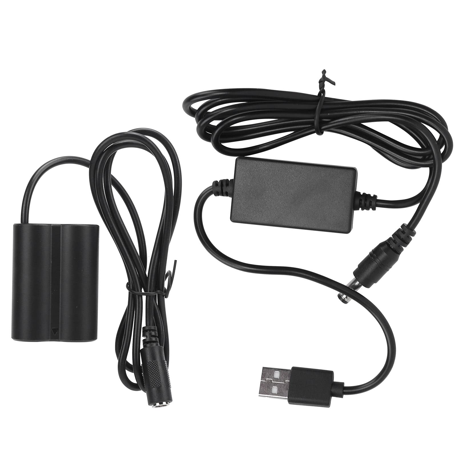 Generic Adattatore USB per Batteria Fittizia NP-W235 con Accoppiatore CC per Alimentazione Affidabile per XT-4 / GFX100S Realizzato in Plastica di Alta qualità