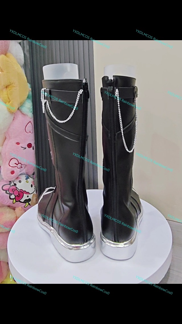 Bottes Cosplay GI Xiao – Chaussures Sur Mesure, Tailles 35 à 42, Fabrication Personnalisée – Kaishwind
