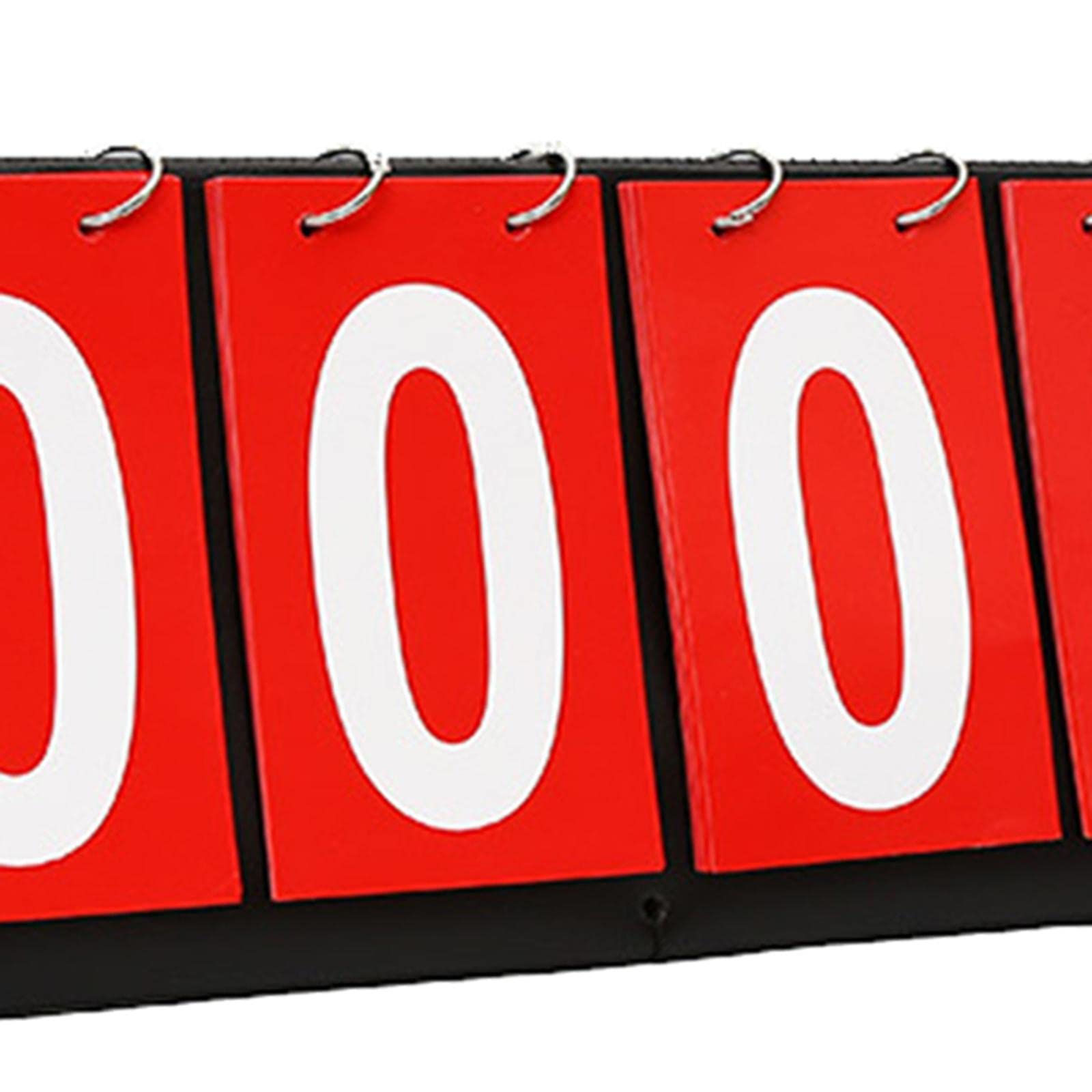 6 Digit Scoreboard for Basketball Tennis Soccer Sports, Red