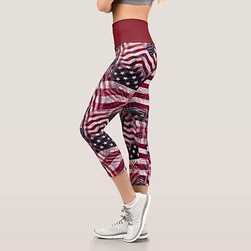 Miniatura 7 de for Yoga Pilates Print Pants Green Womens Good Running Pants Luck Paddystripes Leggings Running Pants Women
