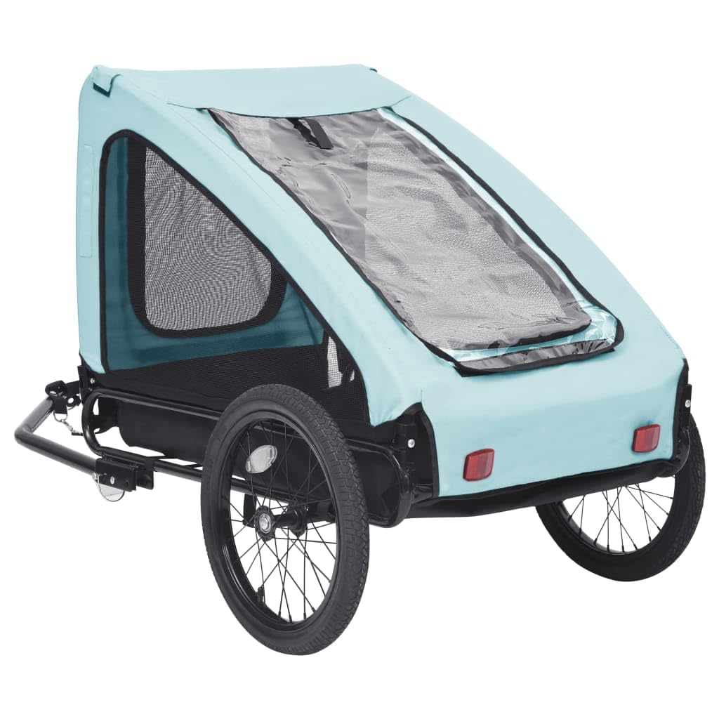 Homgoday Remolque de bicicleta para mascotas, amarillo y negro