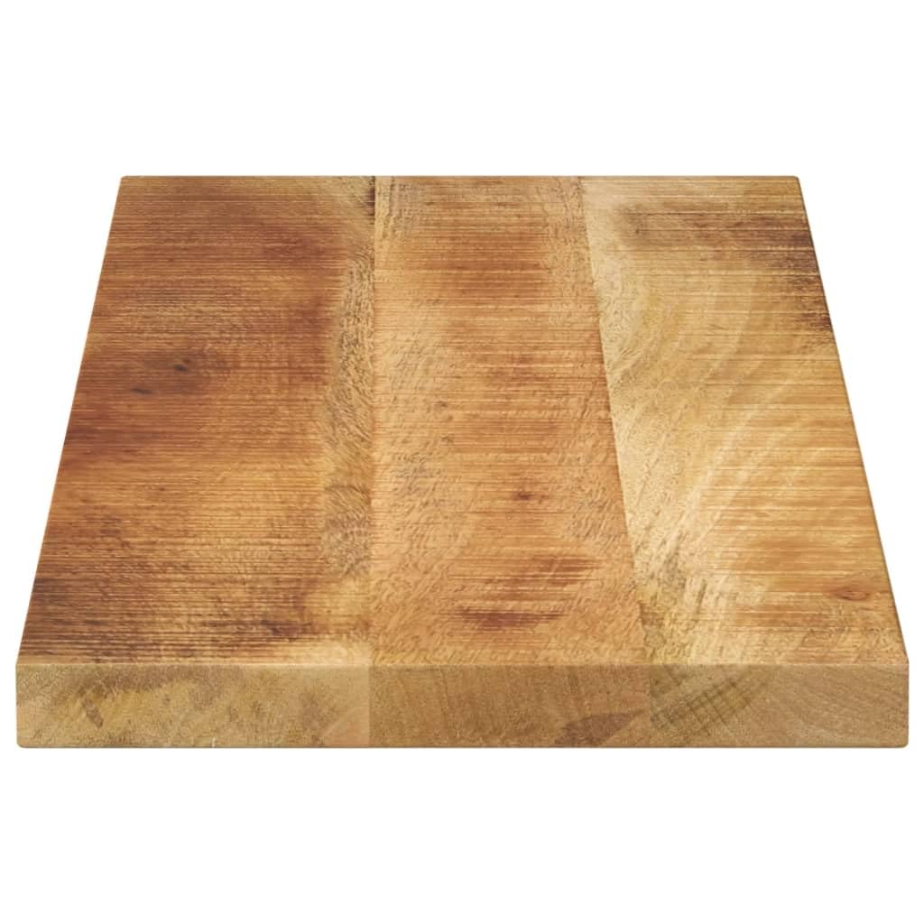 vidaXL Tablero mesa rectangular madera maciza mango rugosa 90x30x3,8cm, superficie de mesa, tablero de mesa de madera, tablero de mesa de centro