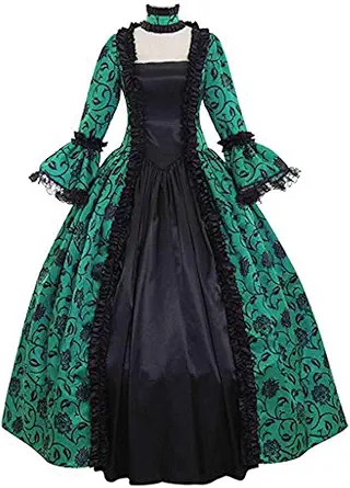 OIOLOYJM Renaissance Costume Women Medieval Sexy Plus Size Witch Vampire Gothic Halloween Costumes Woman 2025 Clothes Dresses