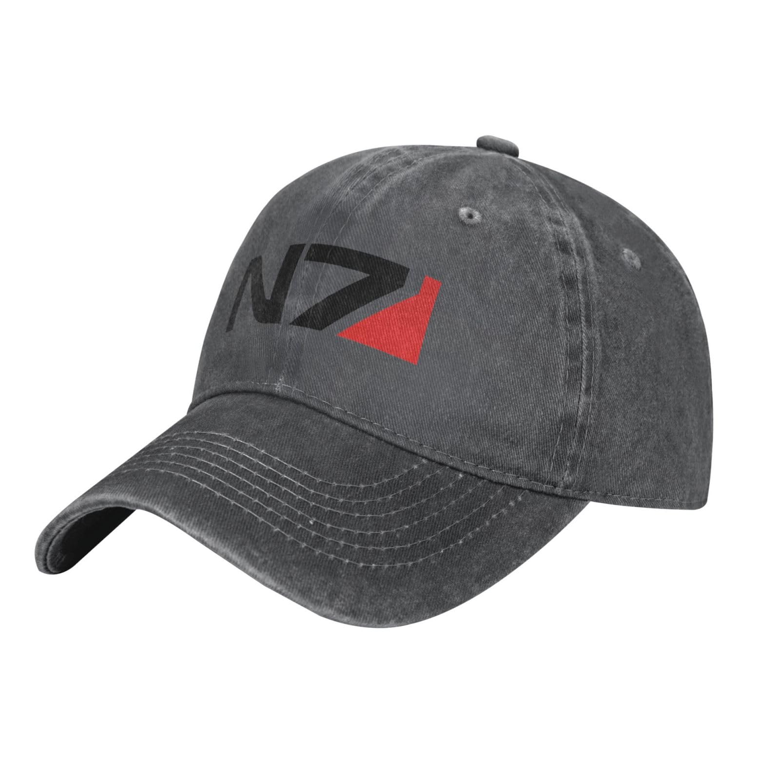 DPgUfPV Mass E-Ffect N7 Hat Adjustable Baseball Cap Cotton Cowboy Hats, Fashionable for Man Woman Deep Heather