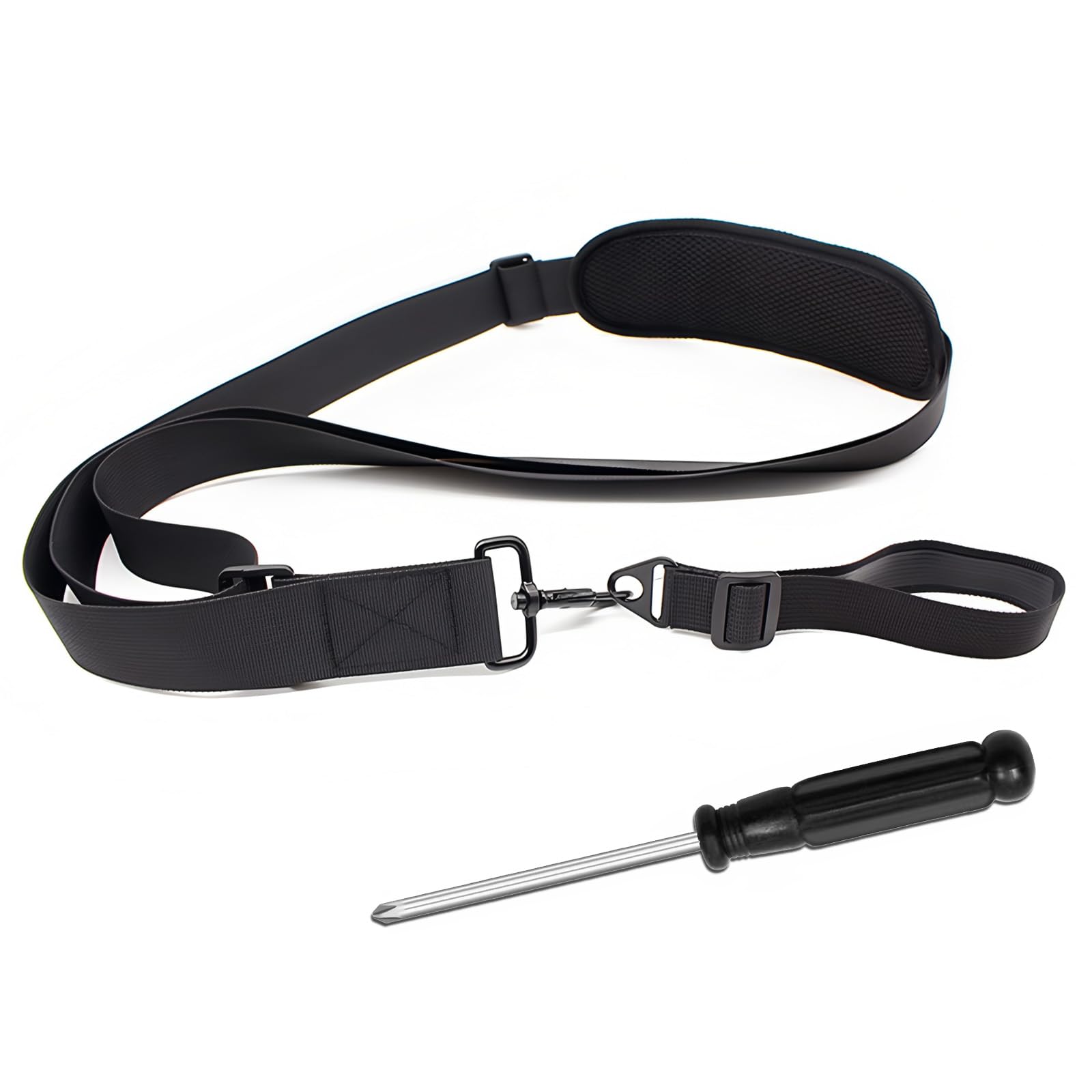 Arnés De Correa Para Desbrozadoras,Arnes Desbrozadora,Correa Para El Hombro Cortacésped,Para Recortadora De Césped Ajustables Nailon Universal Arnés De Cortacésped, Accesorios Para Desbrozadora (Negro