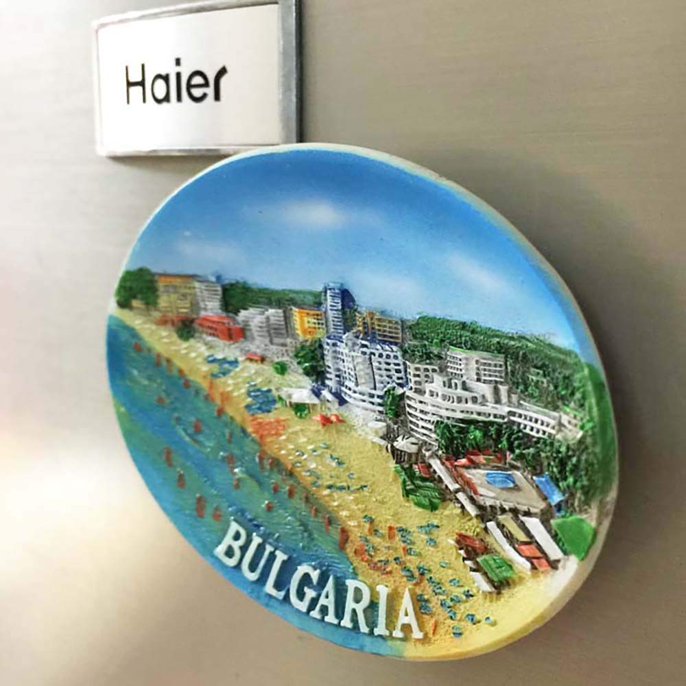 Sunny Beach Bulgaria magnete da frigorifero 3D regalo souvenir