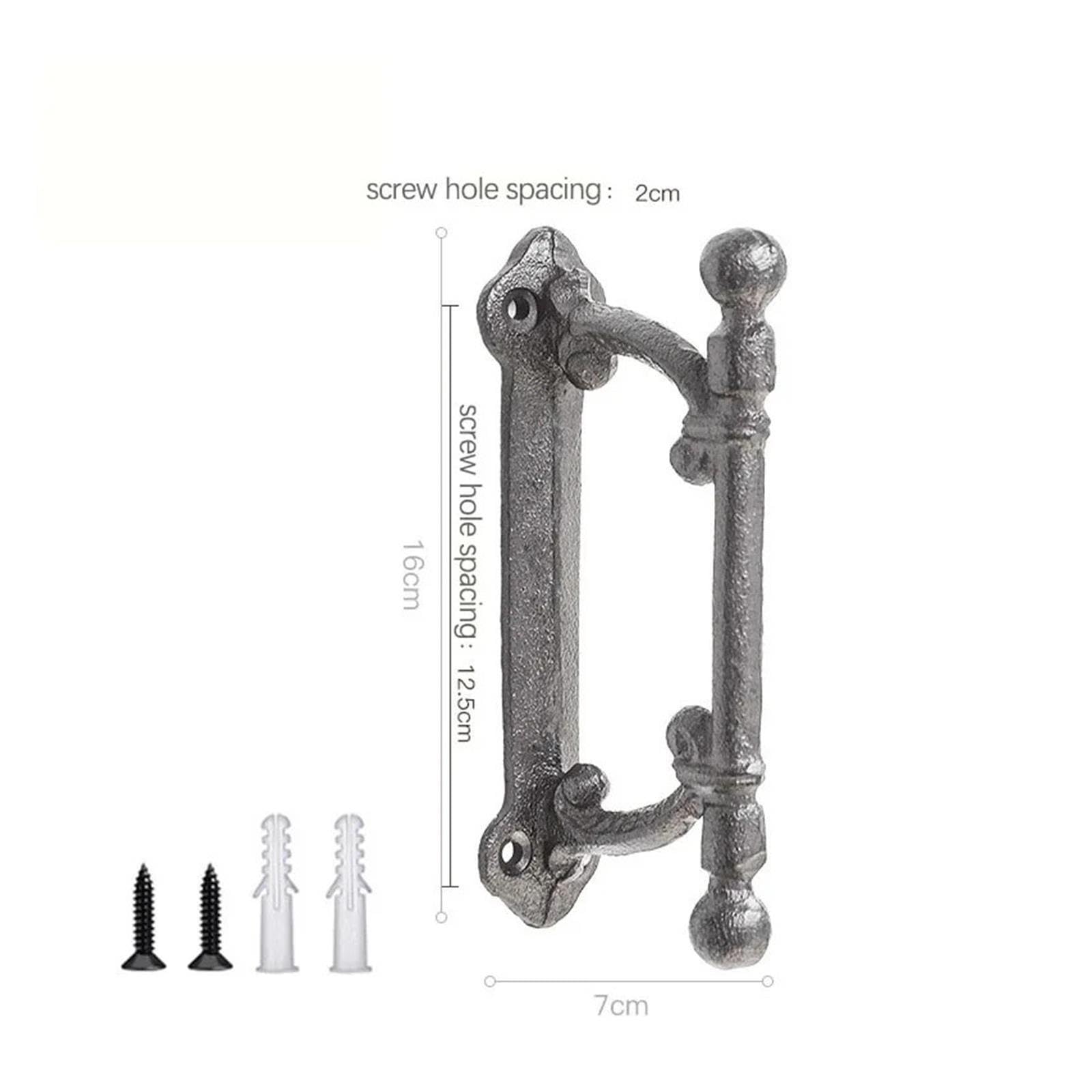 Maniglie for porte in stile patio in ghisa da giardino retrò