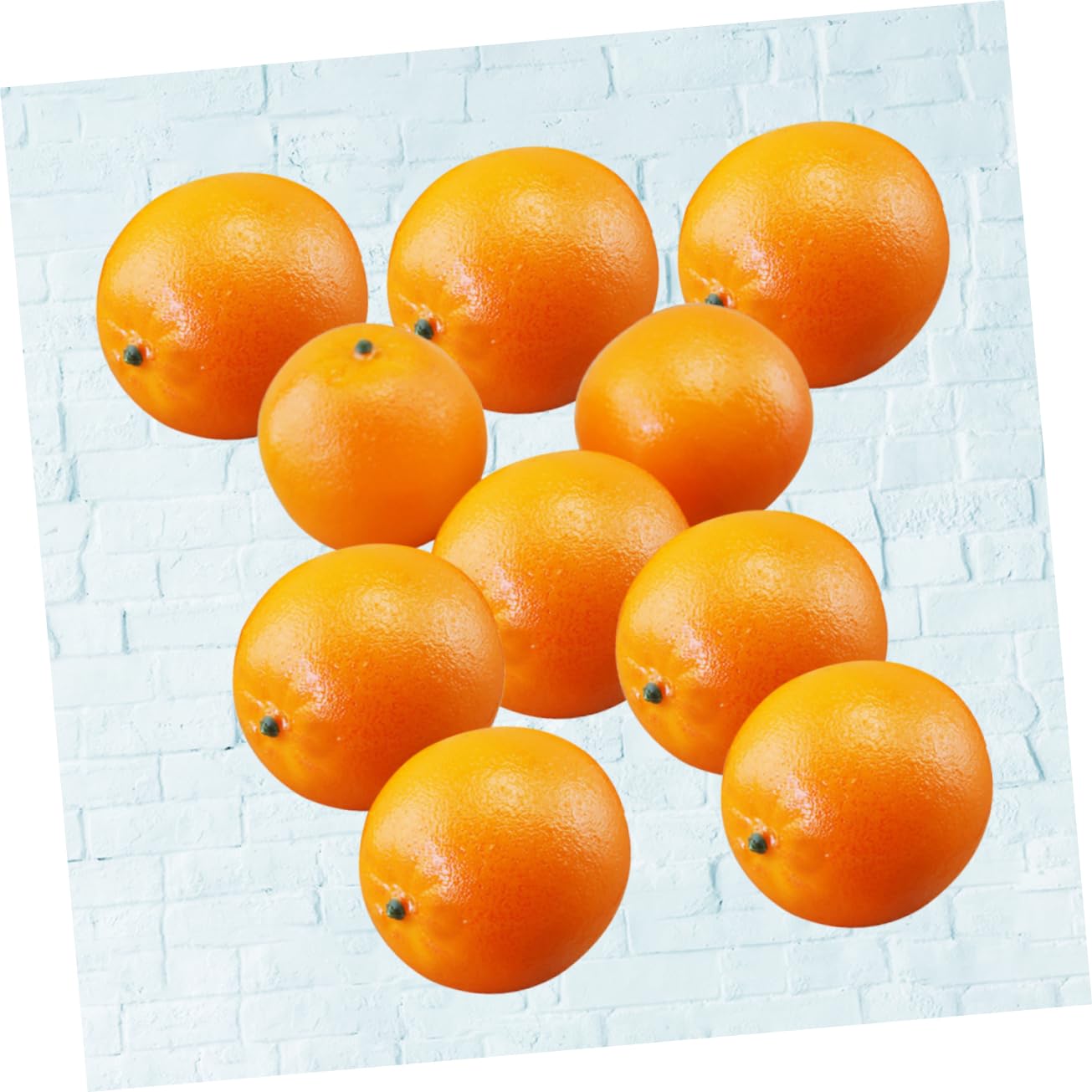 STOBAZA 20pezzi Frutta Finta Arancione Per Fotografia Decorazione e Scenari Di Frutta Artificiale Realistica Per Interni Ed Esterni Facile Da Usare e Leggera