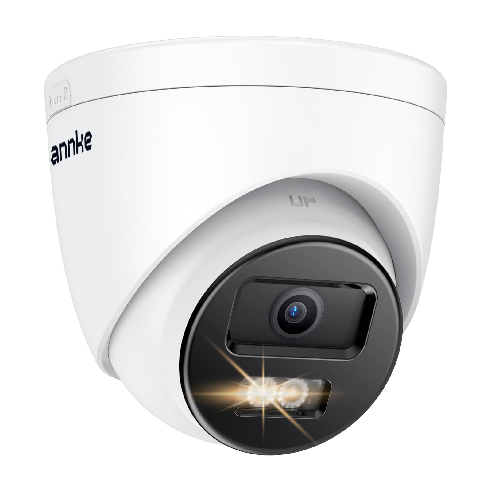 ANNKE 12 MP IP PoE kamera do monitoringu zewnętrznego, kamera zewnętrzna z funkcją rozpoznawania osób i pojazdów, kolorowe widzenie nocne 30 m, H.265+, IP67, 24/7 nadzór wideo, gniazdo na kartę SD do